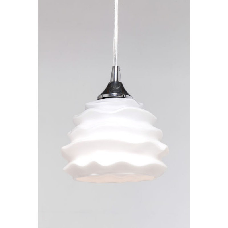 Pendant Lamp Ruffle Dining White